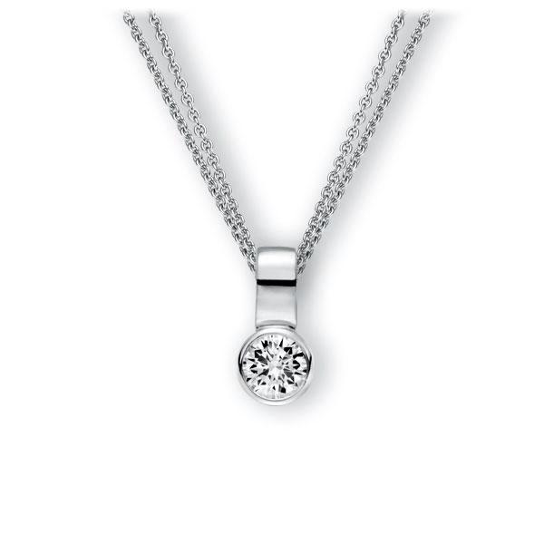 Collier in witgoud 14 kt. met 0,7 ct. Briljant tw,vs van Eternal Touch - E-3WIVI-WW5-1IV4XRZ Collier in witgoud 14 kt. met 0,7 ct. Briljant tw,vs van Eternal Touch - E-3WIVI-WW5-1IV4XRZ