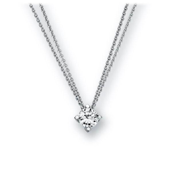Collier in witgoud 14 kt. met in totaal 0,15 ct. Briljant tw,vs van Eternal Touch - E-2U7EL-WW5-1Z84YZ Collier in witgoud 14 kt. met in totaal 0,15 ct. Briljant tw,vs van Eternal Touch - E-2U7EL-WW5-1Z84YZ
