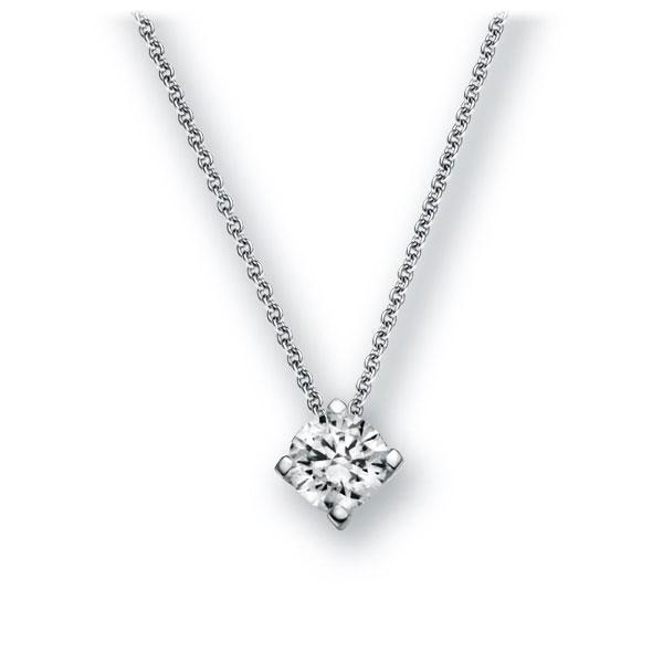 Collier in witgoud 14 kt. met in totaal 0,25 ct. Briljant tw,vs van Eternal Touch - E-2U78R-WW5-1TT9JZ Collier in witgoud 14 kt. met in totaal 0,25 ct. Briljant tw,vs van Eternal Touch - E-2U78R-WW5-1TT9JZ
