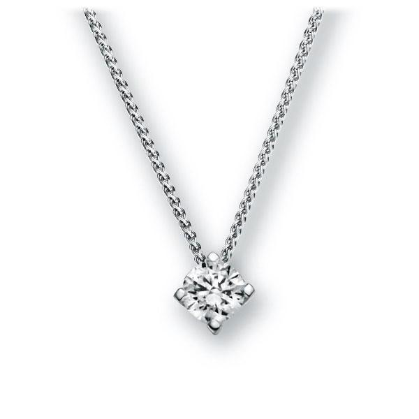 Collier in witgoud 14 kt. met in totaal 0,25 ct. Briljant tw,vs van Eternal Touch - E-2U7LK-WW5-1TT9JZ Collier in witgoud 14 kt. met in totaal 0,25 ct. Briljant tw,vs van Eternal Touch - E-2U7LK-WW5-1TT9JZ