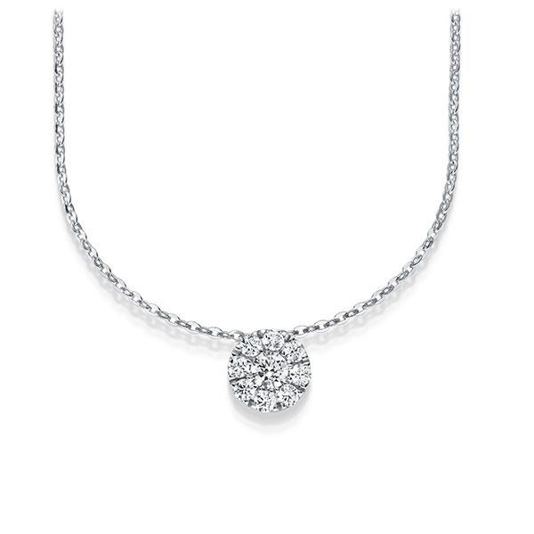 Collier in witgoud 18 kt. met in totaal 0,3 ct. tw,vs van Steinberg - Q-11QE7X-WW7-1U3CUSZ Collier in witgoud 18 kt. met in totaal 0,3 ct. tw,vs van Steinberg - Q-11QE7X-WW7-1U3CUSZ