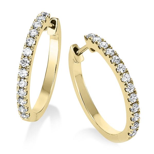 Creolen in Gelbgold 585 mit zus. 0,549 ct. tw, si - BD-13KKUH-G5-1X9XF8Z Creolen in Gelbgold 585 mit zus. 0,549 ct. tw, si - BD-13KKUH-G5-1X9XF8Z