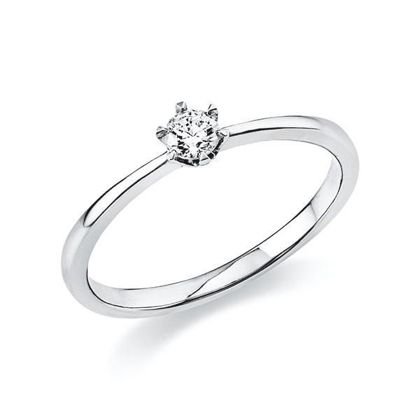 engagement ring in Platinum 950 with in total 0,15 ct. brilliant tw,si - BD-13LKVC-W9-1X8U5WZ engagement ring in Platinum 950 with in total 0,15 ct. brilliant tw,si - BD-13LKVC-W9-1X8U5WZ
