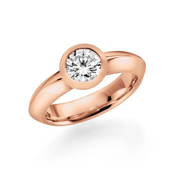 engagement ring in Red gold 14K (585/1000) with 0,7 ct. brilliant tw,vs by Eternal Touch - E-36D91-RR5-1IV4XRZ engagement ring in Red gold 14K (585/1000) with 0,7 ct. brilliant tw,vs by Eternal Touch - E-36D91-RR5-1IV4XRZ