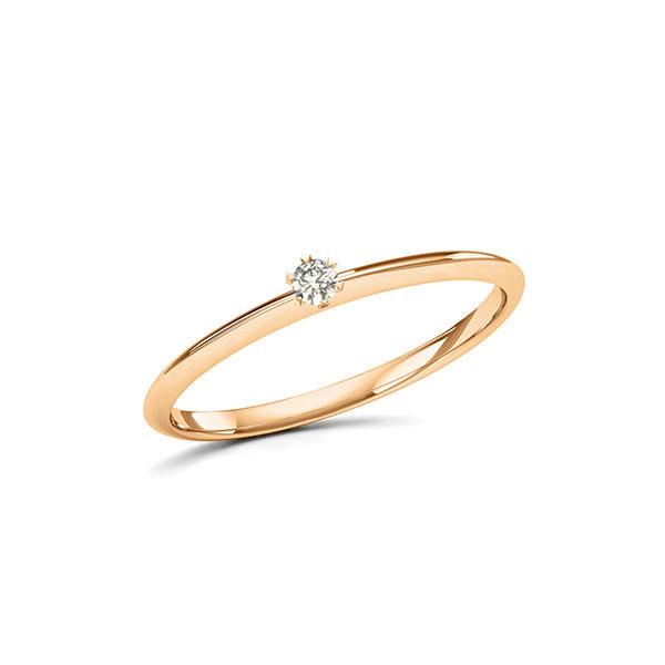 engagement ring in Rosé gold 14K (585/1000) with in total 0,05 ct. brilliant w,si by Eternal Touch - E-1445XV-E5-2H7K8Z engagement ring in Rosé gold 14K (585/1000) with in total 0,05 ct. brilliant w,si by Eternal Touch - E-1445XV-E5-2H7K8Z