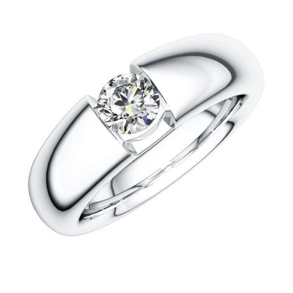 engagement ring in White gold 14K (585/1000) with 0,4 ct. brilliant tw,vs by Eternal Touch - E-367JK-W5-1IV4F1Z engagement ring in White gold 14K (585/1000) with 0,4 ct. brilliant tw,vs by Eternal Touch - E-367JK-W5-1IV4F1Z