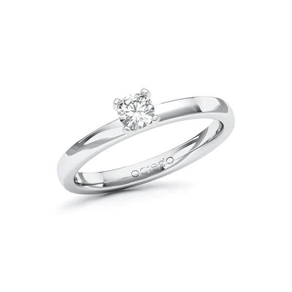 engagement ring in White gold 14K (585/1000) with in total 0,25 ct. brilliant tw,si by acredo - A-101ZEI-WW5-1Y25WGZ engagement ring in White gold 14K (585/1000) with in total 0,25 ct. brilliant tw,si by acredo - A-101ZEI-WW5-1Y25WGZ