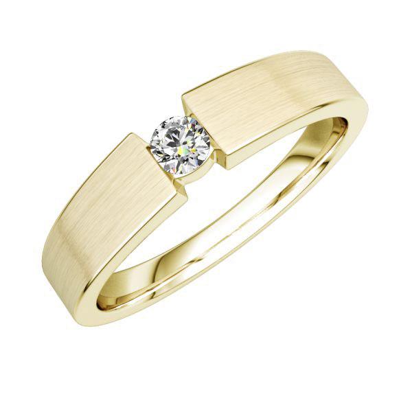 engagement ring in Yellow gold 14K (585/1000) with in total 0,15 ct. brilliant tw,si by Eternal Touch - E-33PD3-G5-1Z9CKZ engagement ring in Yellow gold 14K (585/1000) with in total 0,15 ct. brilliant tw,si by Eternal Touch - E-33PD3-G5-1Z9CKZ