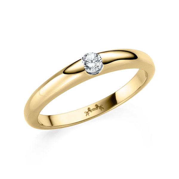engagement ring in Yellow gold 14K (585/1000) with in total 0,1 ct. brilliant tw,vs by Steinberg - C-2TVLV-G5-1TNC0Z engagement ring in Yellow gold 14K (585/1000) with in total 0,1 ct. brilliant tw,vs by Steinberg - C-2TVLV-G5-1TNC0Z