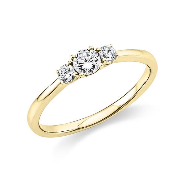 engagement ring in Yellow gold 14K (585/1000) with in total 0,33 ct. brilliant tw,si - BD-13LQ4R-G5-1XBXD6Z engagement ring in Yellow gold 14K (585/1000) with in total 0,33 ct. brilliant tw,si - BD-13LQ4R-G5-1XBXD6Z