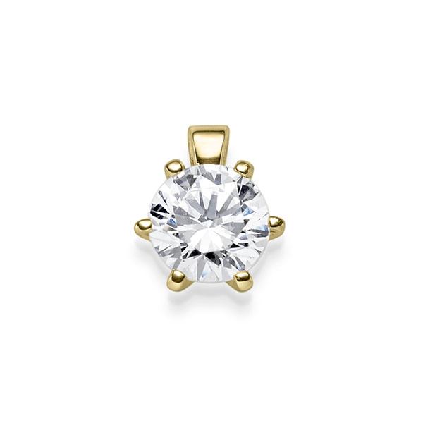 Hanger in geelgoud 14 kt. met 1 ct. Briljant tw/si van acredo - A-13LZ05-G5-1TCM76Z Hanger in geelgoud 14 kt. met 1 ct. Briljant tw/si van acredo - A-13LZ05-G5-1TCM76Z