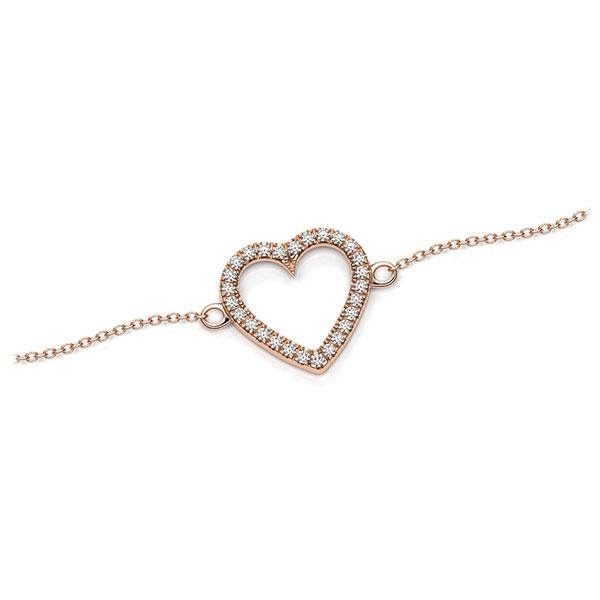 Hanger in roodgoud 18 kt. met in totaal 0,05 ct. w,si - BD-138567-R7-1WNDWFZ Hanger in roodgoud 18 kt. met in totaal 0,05 ct. w,si - BD-138567-R7-1WNDWFZ