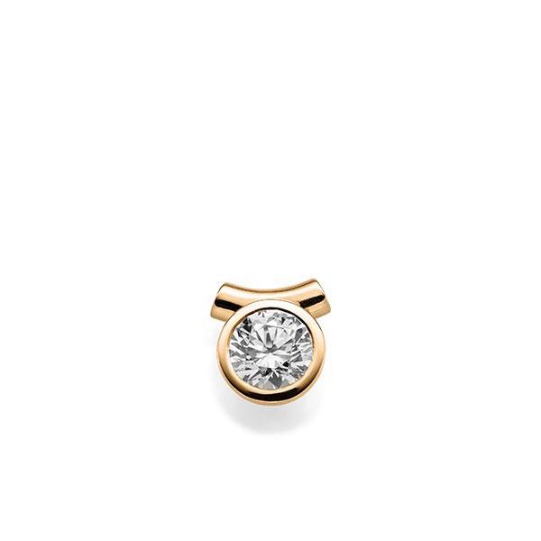Hanger in roségoud 14 kt. met 1 ct. Briljant tw/si van acredo - A-WWZMW-E5-1R7KJLZ Hanger in roségoud 14 kt. met 1 ct. Briljant tw/si van acredo - A-WWZMW-E5-1R7KJLZ