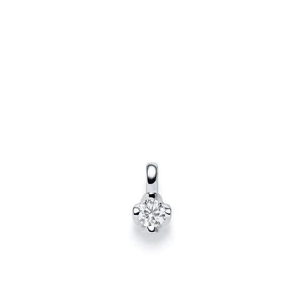 Hanger in witgoud 14 kt. met in totaal 0,2 ct. Briljant tw/si van acredo - A-X2ZZB-W5-1C7E3GZ Hanger in witgoud 14 kt. met in totaal 0,2 ct. Briljant tw/si van acredo - A-X2ZZB-W5-1C7E3GZ