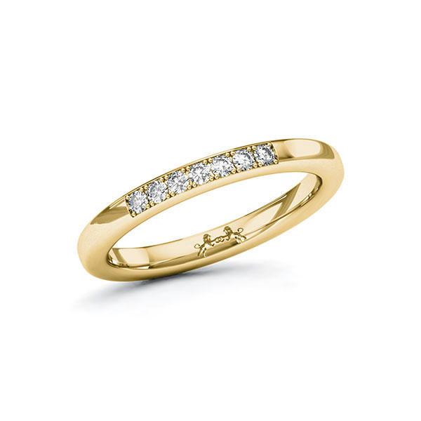 Memoire/Diamantenring in geelgoud 14 kt. met in totaal 0,14 ct. Briljant tw/si van Steinberg - Q-ZXUH1-G5-1U0J3IZ Memoire/Diamantenring in geelgoud 14 kt. met in totaal 0,14 ct. Briljant tw/si van Steinberg - Q-ZXUH1-G5-1U0J3IZ