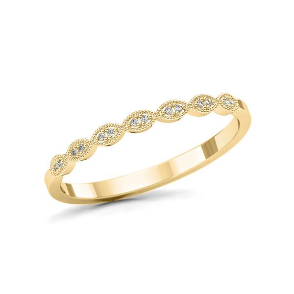 Memoire/Diamantenring in geelgoud 18 kt. met in totaal 0,036 ct. w,si - BD-12L14H-G7-1U5QPPZ Memoire/Diamantenring in geelgoud 18 kt. met in totaal 0,036 ct. w,si - BD-12L14H-G7-1U5QPPZ