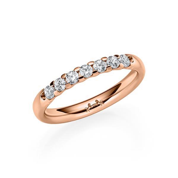 Memoire/Diamantenring in roodgoud 14 kt. met in totaal 0,35 ct. Briljant tw/si van Steinberg - Q-11QPYS-R5-1U0KJXZ Memoire/Diamantenring in roodgoud 14 kt. met in totaal 0,35 ct. Briljant tw/si van Steinberg - Q-11QPYS-R5-1U0KJXZ