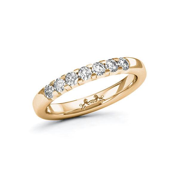 Memoire/Diamantenring in roségoud 14 kt. met in totaal 0,49 ct. Briljant tw/si van Steinberg - Q-11QQ3E-E5-1U0KJZZ Memoire/Diamantenring in roségoud 14 kt. met in totaal 0,49 ct. Briljant tw/si van Steinberg - Q-11QQ3E-E5-1U0KJZZ
