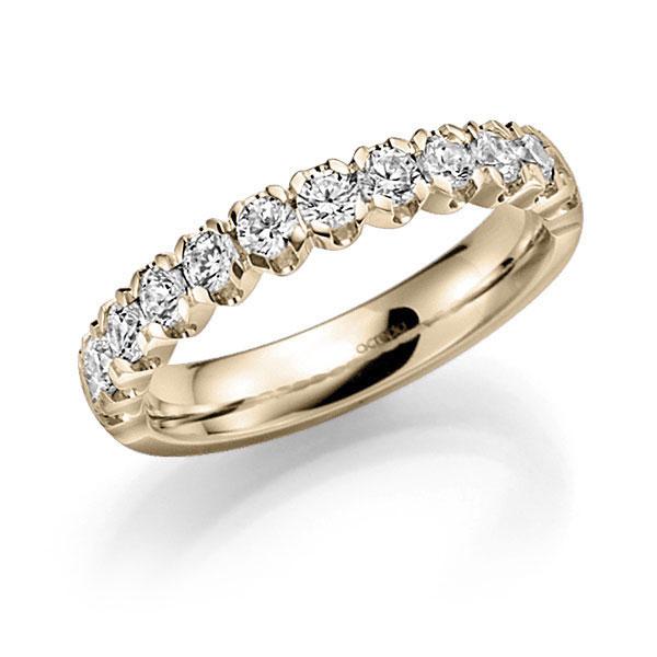 Memoire/Diamantenring in Signature Gold 585 half gezet met in totaal 0,99 ct. Briljant tw,vs van acredo - A-13P49N-X5-9T26RZ Memoire/Diamantenring in Signature Gold 585 half gezet met in totaal 0,99 ct. Briljant tw,vs van acredo - A-13P49N-X5-9T26RZ