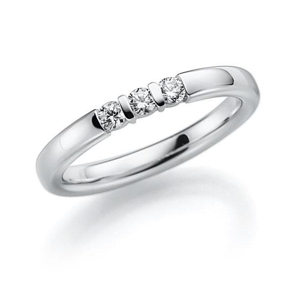 Memoire/Diamantenring in witgoud 14 kt. met in totaal 0,12 ct. Briljant tw,vs van acredo - A-7X7YG-W5-9RZRGZ Memoire/Diamantenring in witgoud 14 kt. met in totaal 0,12 ct. Briljant tw,vs van acredo - A-7X7YG-W5-9RZRGZ