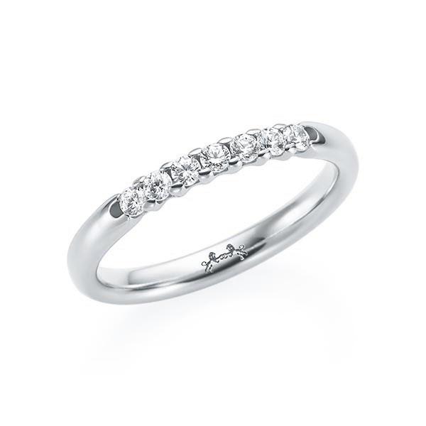 Memoire/Diamantenring in witgoud 14 kt. met in totaal 0,21 ct. Briljant tw/si van Steinberg - Q-11P22D-W5-1U0KJPZ Memoire/Diamantenring in witgoud 14 kt. met in totaal 0,21 ct. Briljant tw/si van Steinberg - Q-11P22D-W5-1U0KJPZ