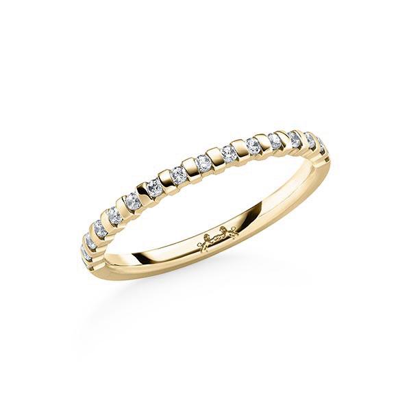 Memoire/Diamantring in Gelbgold 585 halbausgefasst mit zus. 0,16 ct. Brillant tw, si von Steinberg - Q-11QELJ-G5-1U26R1Z Memoire/Diamantring in Gelbgold 585 halbausgefasst mit zus. 0,16 ct. Brillant tw, si von Steinberg - Q-11QELJ-G5-1U26R1Z