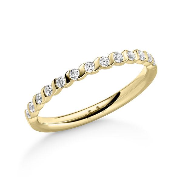 Memoire/Diamantring in Gelbgold 585 halbausgefasst mit zus. 0,26 ct. Brillant tw, si von Steinberg - Q-11PA3U-G5-1U2727Z Memoire/Diamantring in Gelbgold 585 halbausgefasst mit zus. 0,26 ct. Brillant tw, si von Steinberg - Q-11PA3U-G5-1U2727Z