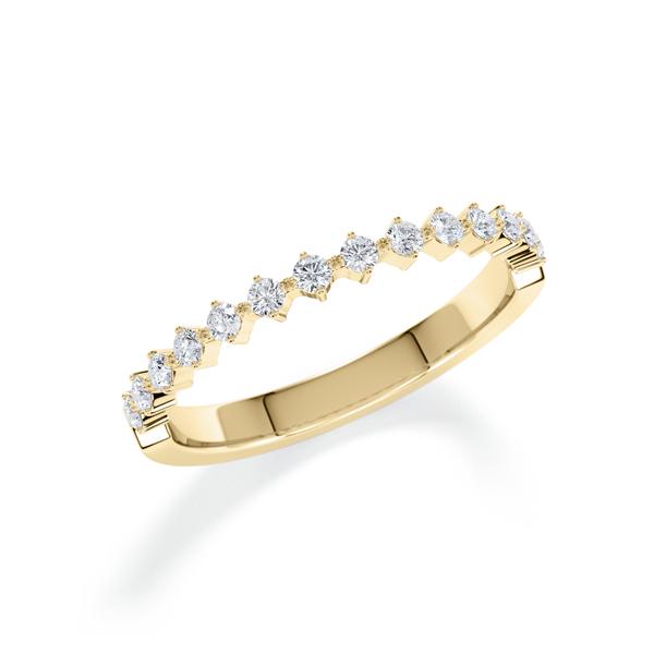 Memoire/Diamantring in Gelbgold 585 halbausgefasst mit zus. 0,26 ct. Brillant tw, si von Steinberg - Q-14LLHL-G5-1U2727Z Memoire/Diamantring in Gelbgold 585 halbausgefasst mit zus. 0,26 ct. Brillant tw, si von Steinberg - Q-14LLHL-G5-1U2727Z