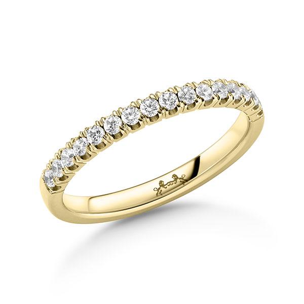 Memoire/Diamantring in Gelbgold 585 halbausgefasst mit zus. 0,32 ct. Brillant tw, si von Steinberg - Q-11P1W5-G5-1U28VWZ Memoire/Diamantring in Gelbgold 585 halbausgefasst mit zus. 0,32 ct. Brillant tw, si von Steinberg - Q-11P1W5-G5-1U28VWZ