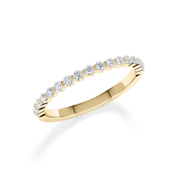 Memoire/Diamantring in Gelbgold 585 halbausgefasst mit zus. 0,34 ct. Brillant tw, si von Steinberg - Q-14LL01-G5-1UXXIGZ Memoire/Diamantring in Gelbgold 585 halbausgefasst mit zus. 0,34 ct. Brillant tw, si von Steinberg - Q-14LL01-G5-1UXXIGZ