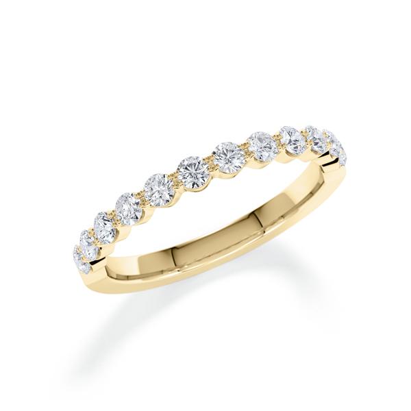 Memoire/Diamantring in Gelbgold 585 halbausgefasst mit zus. 0,48 ct. Brillant tw, si von Steinberg - Q-14LK11-G5-1U0LDVZ Memoire/Diamantring in Gelbgold 585 halbausgefasst mit zus. 0,48 ct. Brillant tw, si von Steinberg - Q-14LK11-G5-1U0LDVZ