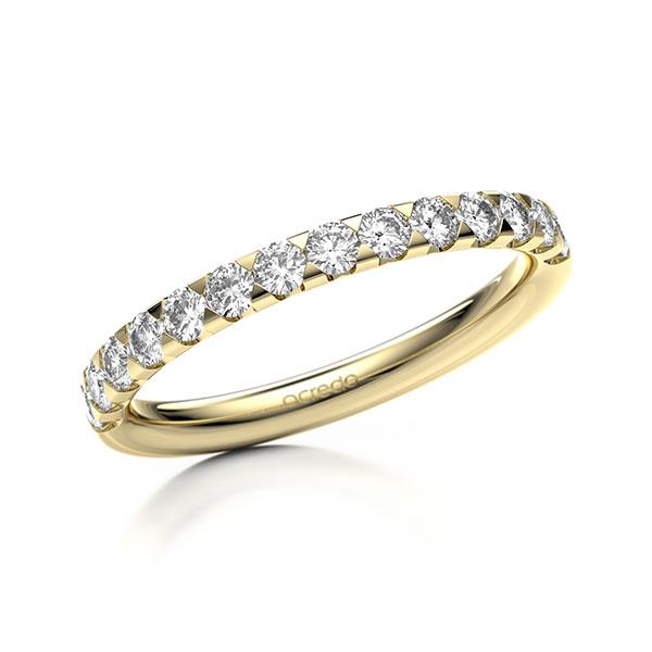 Memoire/Diamantring in Gelbgold 585 halbausgefasst mit zus. 0,56 ct. Brillant tw, si von acredo - A-11MIMG-G5-1TVWWMZ Memoire/Diamantring in Gelbgold 585 halbausgefasst mit zus. 0,56 ct. Brillant tw, si von acredo - A-11MIMG-G5-1TVWWMZ