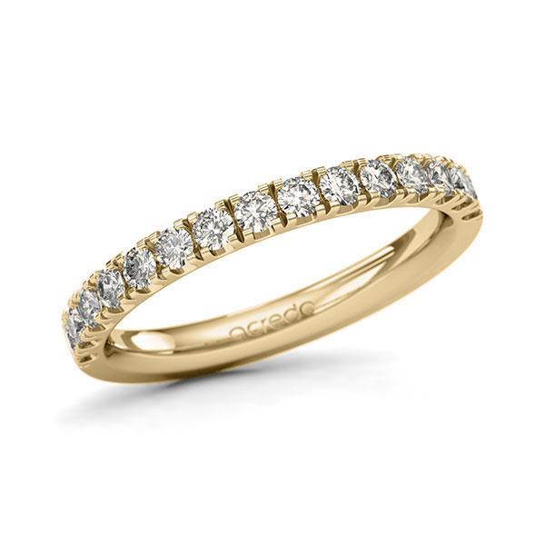 Memoire/Diamantring in Gelbgold 585 halbausgefasst mit zus. 0,6 ct. Brillant tw, si von acredo - A-11QGIC-G5-1U0LI1Z Memoire/Diamantring in Gelbgold 585 halbausgefasst mit zus. 0,6 ct. Brillant tw, si von acredo - A-11QGIC-G5-1U0LI1Z