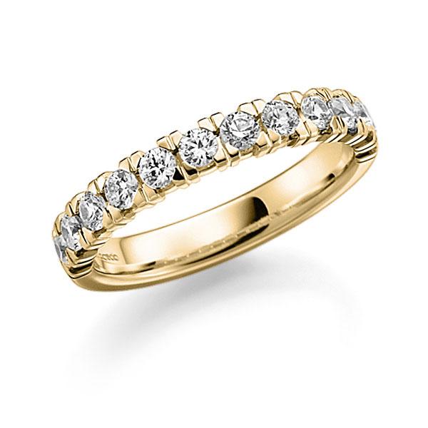 Memoire/Diamantring in Gelbgold 585 halbausgefasst mit zus. 0,72 ct. Brillant tw, vs von acredo - A-7IP9W-G5-95PIBZ Memoire/Diamantring in Gelbgold 585 halbausgefasst mit zus. 0,72 ct. Brillant tw, vs von acredo - A-7IP9W-G5-95PIBZ