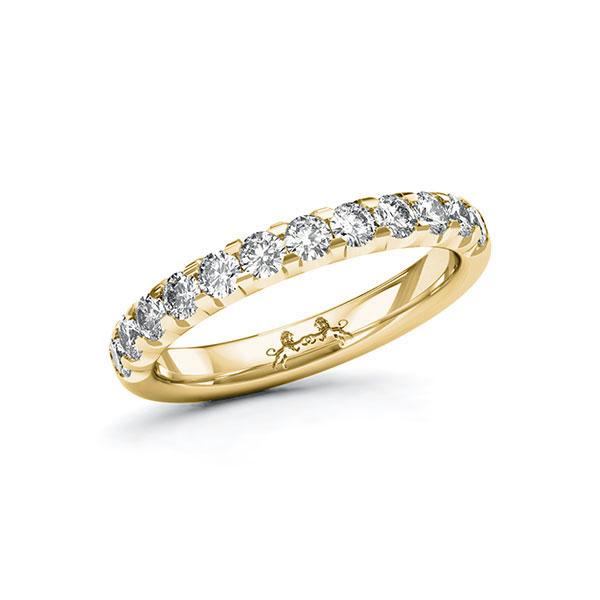 Memoire/Diamantring in Gelbgold 585 halbausgefasst mit zus. 0,84 ct. Brillant tw, si von Steinberg - Q-11QQ4C-G5-1U0JQ1Z Memoire/Diamantring in Gelbgold 585 halbausgefasst mit zus. 0,84 ct. Brillant tw, si von Steinberg - Q-11QQ4C-G5-1U0JQ1Z