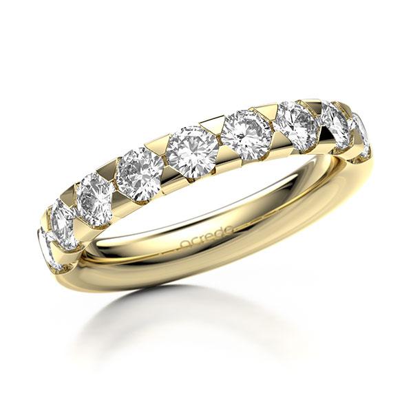 Memoire/Diamantring in Gelbgold 585 halbausgefasst mit zus. 1,35 ct. Brillant tw, si von acredo - A-1270HB-G5-1Q8AUXZ Memoire/Diamantring in Gelbgold 585 halbausgefasst mit zus. 1,35 ct. Brillant tw, si von acredo - A-1270HB-G5-1Q8AUXZ