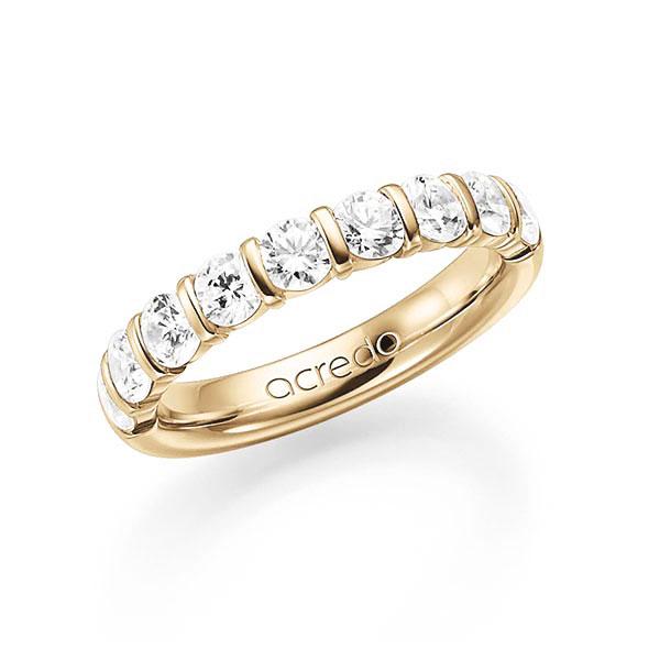 Memoire/Diamantring in Gelbgold 585 halbausgefasst mit zus. 1,5 ct. Brillant tw, vs von acredo - A-7J1WL-G5-1C8CKRZ Memoire/Diamantring in Gelbgold 585 halbausgefasst mit zus. 1,5 ct. Brillant tw, vs von acredo - A-7J1WL-G5-1C8CKRZ