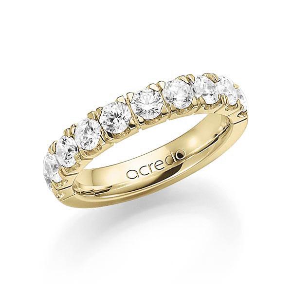 Memoire/Diamantring in Gelbgold 585 halbausgefasst mit zus. 1,5 ct. Brillant tw, vs von acredo - A-SP6JB-G5-1C8S81Z Memoire/Diamantring in Gelbgold 585 halbausgefasst mit zus. 1,5 ct. Brillant tw, vs von acredo - A-SP6JB-G5-1C8S81Z