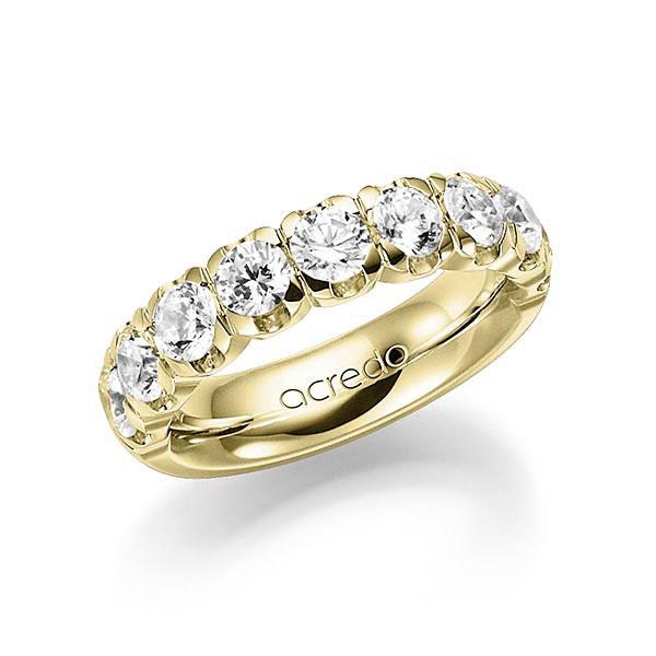 Memoire/Diamantring in Gelbgold 585 halbausgefasst mit zus. 2,25 ct. Brillant tw, vs von acredo - A-7X1DG-G5-1C8SALZ Memoire/Diamantring in Gelbgold 585 halbausgefasst mit zus. 2,25 ct. Brillant tw, vs von acredo - A-7X1DG-G5-1C8SALZ