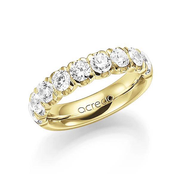 Memoire/Diamantring in Gelbgold 585 halbausgefasst mit zus. 2 ct. Brillant tw, vs von acredo - A-7X54L-G5-1C8S9GZ Memoire/Diamantring in Gelbgold 585 halbausgefasst mit zus. 2 ct. Brillant tw, vs von acredo - A-7X54L-G5-1C8S9GZ