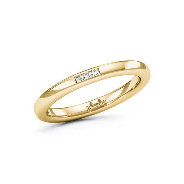 Memoire/Diamantring in Gelbgold 585 mit zus. 0,03 ct. Brillant tw, si von Steinberg - Q-10LEAI-G5-1U0IZ0Z Memoire/Diamantring in Gelbgold 585 mit zus. 0,03 ct. Brillant tw, si von Steinberg - Q-10LEAI-G5-1U0IZ0Z