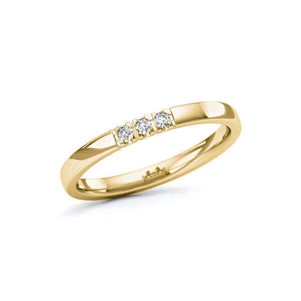 Memoire/Diamantring in Gelbgold 585 mit zus. 0,06 ct. Brillant tw, si von Steinberg - Q-11QQNW-G5-1U0J1MZ Memoire/Diamantring in Gelbgold 585 mit zus. 0,06 ct. Brillant tw, si von Steinberg - Q-11QQNW-G5-1U0J1MZ