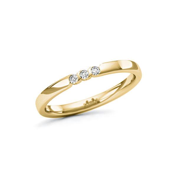 Memoire/Diamantring in Gelbgold 585 mit zus. 0,06 ct. Brillant tw, si von Steinberg - Q-11QR4B-G5-1U0J1MZ Memoire/Diamantring in Gelbgold 585 mit zus. 0,06 ct. Brillant tw, si von Steinberg - Q-11QR4B-G5-1U0J1MZ