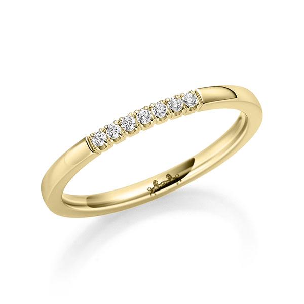 Memoire/Diamantring in Gelbgold 585 mit zus. 0,07 ct. Brillant tw, si von Steinberg - Q-11QQLZ-G5-1U0J1YZ Memoire/Diamantring in Gelbgold 585 mit zus. 0,07 ct. Brillant tw, si von Steinberg - Q-11QQLZ-G5-1U0J1YZ