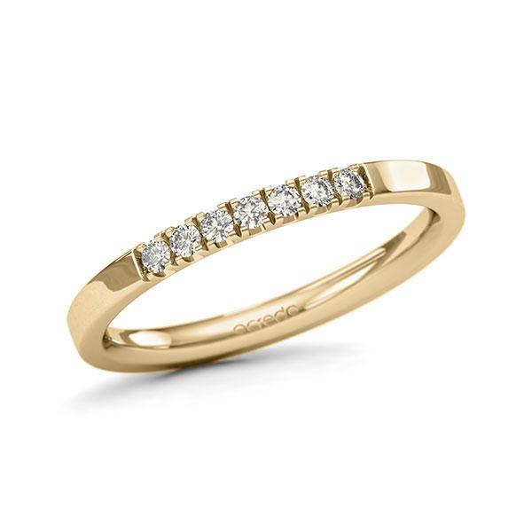 Memoire/Diamantring in Gelbgold 585 mit zus. 0,14 ct. Brillant tw, si von acredo - A-11QGHZ-G5-9WW9LZ Memoire/Diamantring in Gelbgold 585 mit zus. 0,14 ct. Brillant tw, si von acredo - A-11QGHZ-G5-9WW9LZ
