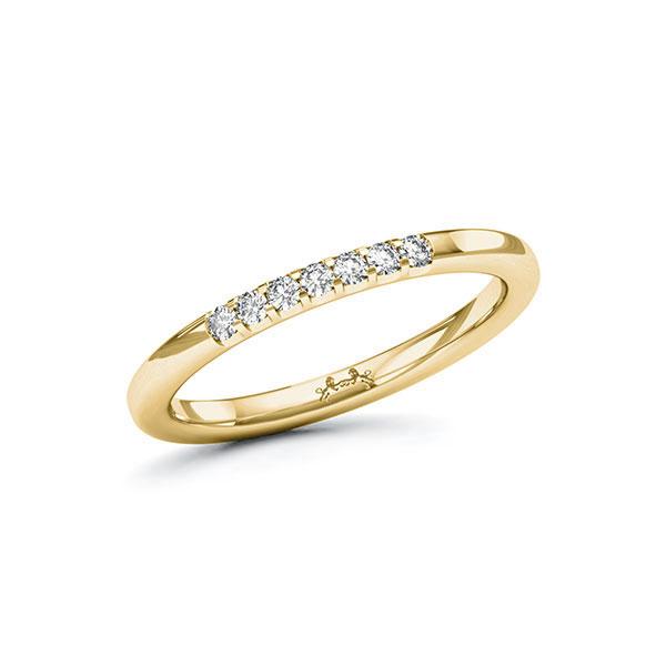 Memoire/Diamantring in Gelbgold 585 mit zus. 0,14 ct. Brillant tw, si von Steinberg - Q-11QPMB-G5-1U0J3IZ Memoire/Diamantring in Gelbgold 585 mit zus. 0,14 ct. Brillant tw, si von Steinberg - Q-11QPMB-G5-1U0J3IZ