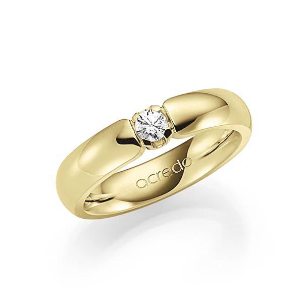 Memoire/Diamantring in Gelbgold 585 mit zus. 0,15 ct. Brillant tw, vs von acredo - A-SG4FW-G5-1TXE9Z Memoire/Diamantring in Gelbgold 585 mit zus. 0,15 ct. Brillant tw, vs von acredo - A-SG4FW-G5-1TXE9Z