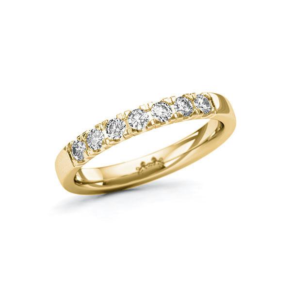 Memoire/Diamantring in Gelbgold 585 mit zus. 0,35 ct. Brillant tw, si von Steinberg - Q-11QQYX-G5-1U0J22Z Memoire/Diamantring in Gelbgold 585 mit zus. 0,35 ct. Brillant tw, si von Steinberg - Q-11QQYX-G5-1U0J22Z