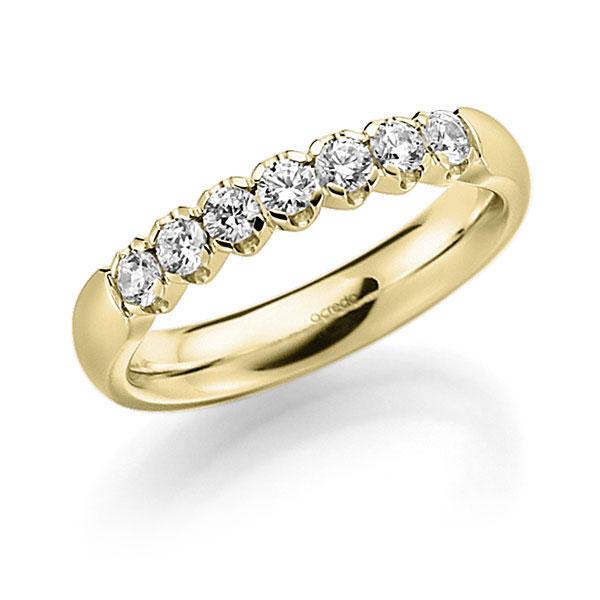 Memoire/Diamantring in Gelbgold 585 mit zus. 0,35 ct. Brillant tw, vs von acredo - A-7X0QB-G5-2LGGXZ Memoire/Diamantring in Gelbgold 585 mit zus. 0,35 ct. Brillant tw, vs von acredo - A-7X0QB-G5-2LGGXZ