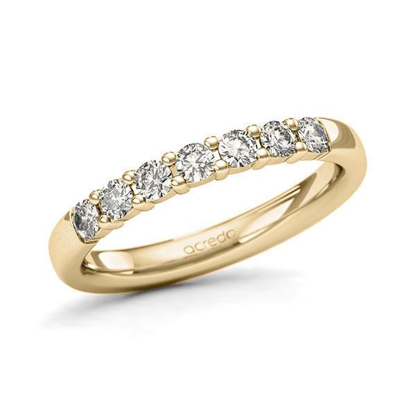 Memoire/Diamantring in Gelbgold 585 mit zus. 0,42 ct. Brillant tw, si von acredo - A-127MUX-G5-3H98KZ Memoire/Diamantring in Gelbgold 585 mit zus. 0,42 ct. Brillant tw, si von acredo - A-127MUX-G5-3H98KZ